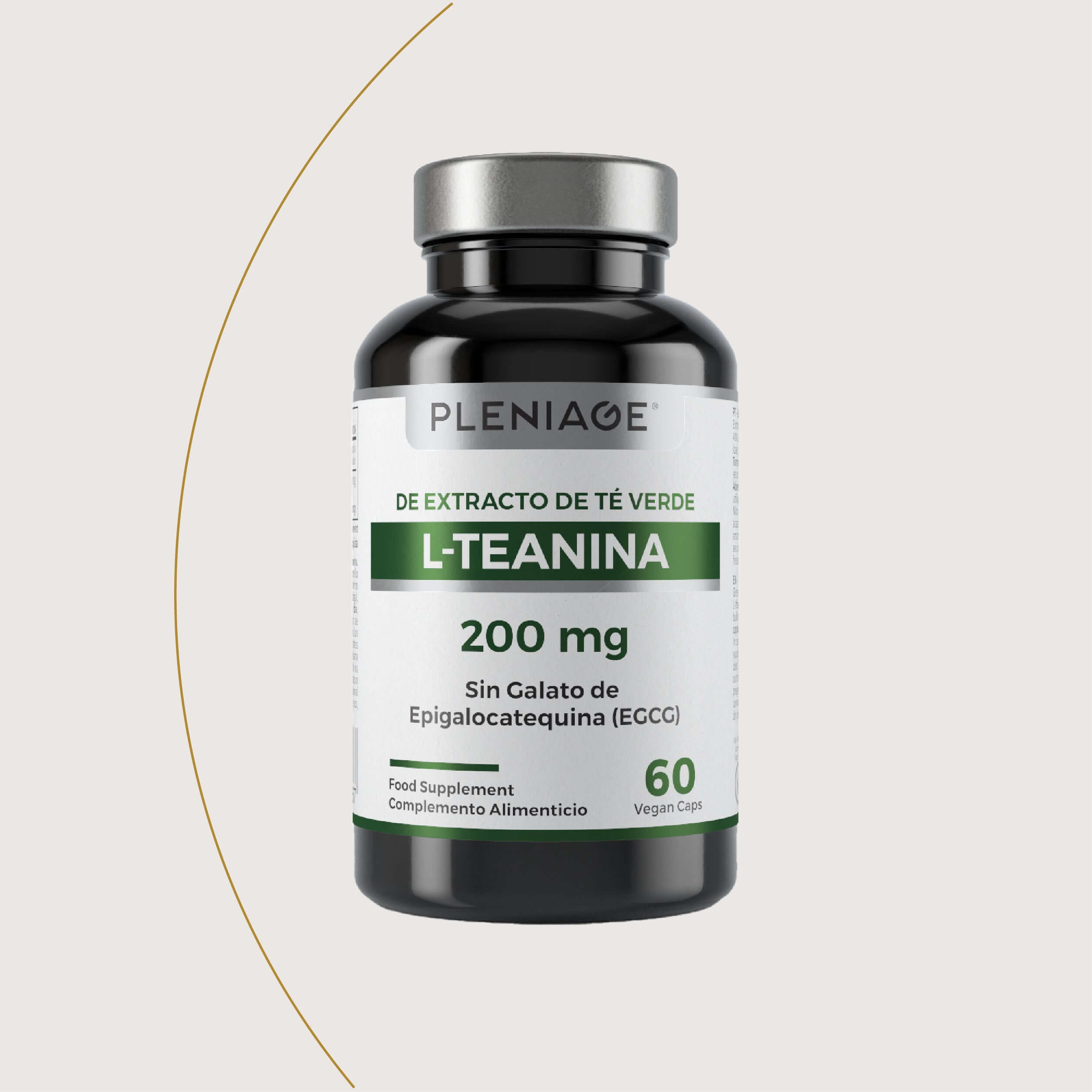 L-Teanina 200 mg natural | Sin cafeína ni EGCG