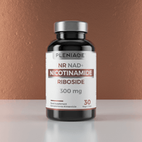 pleniage nr nad plus nicotinamida ribosido 300 mg 30 capsulas bote frontal con fondo cobre